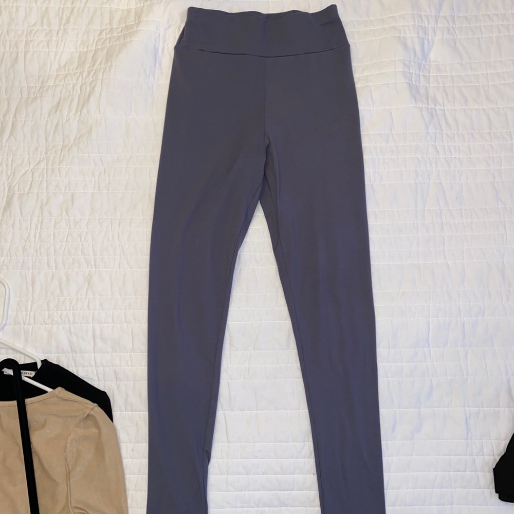Grey super high waist legging